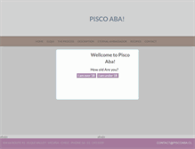 Tablet Screenshot of piscoaba.cl